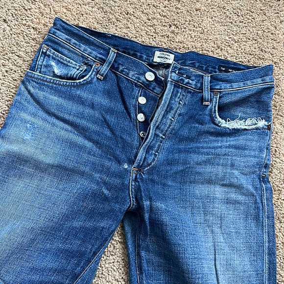 Liya high rise classic fit crop , premium vintage - Picture 2 of 5